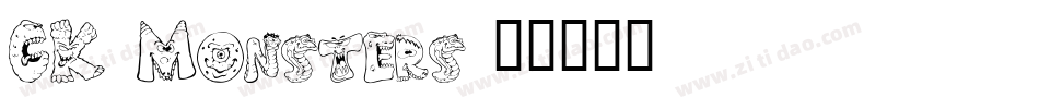 CK Monsters字体转换